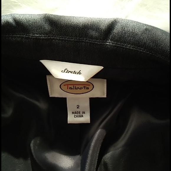 TALBOTS "Faux Denim" Dress Suit - Picture 11 of 14